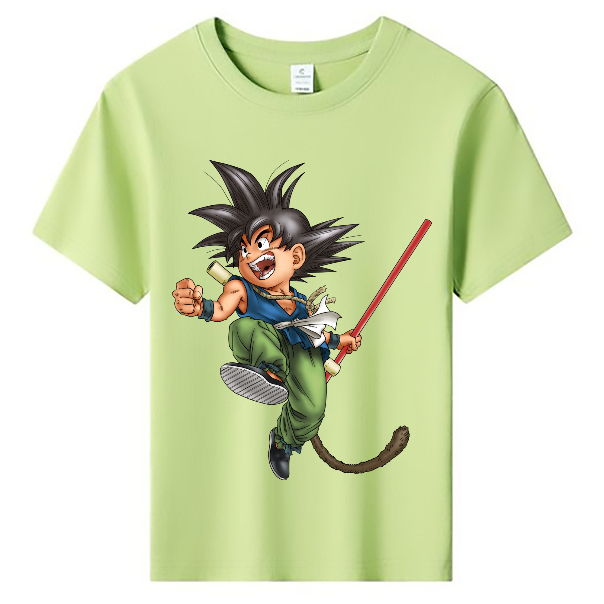（画像用） ドラゴンボール 孫悟空（そん ごくう）Son Goku カカロット DRAGON BALL Kakarotto 綿100％キッズTシャツ（フロントプリント）